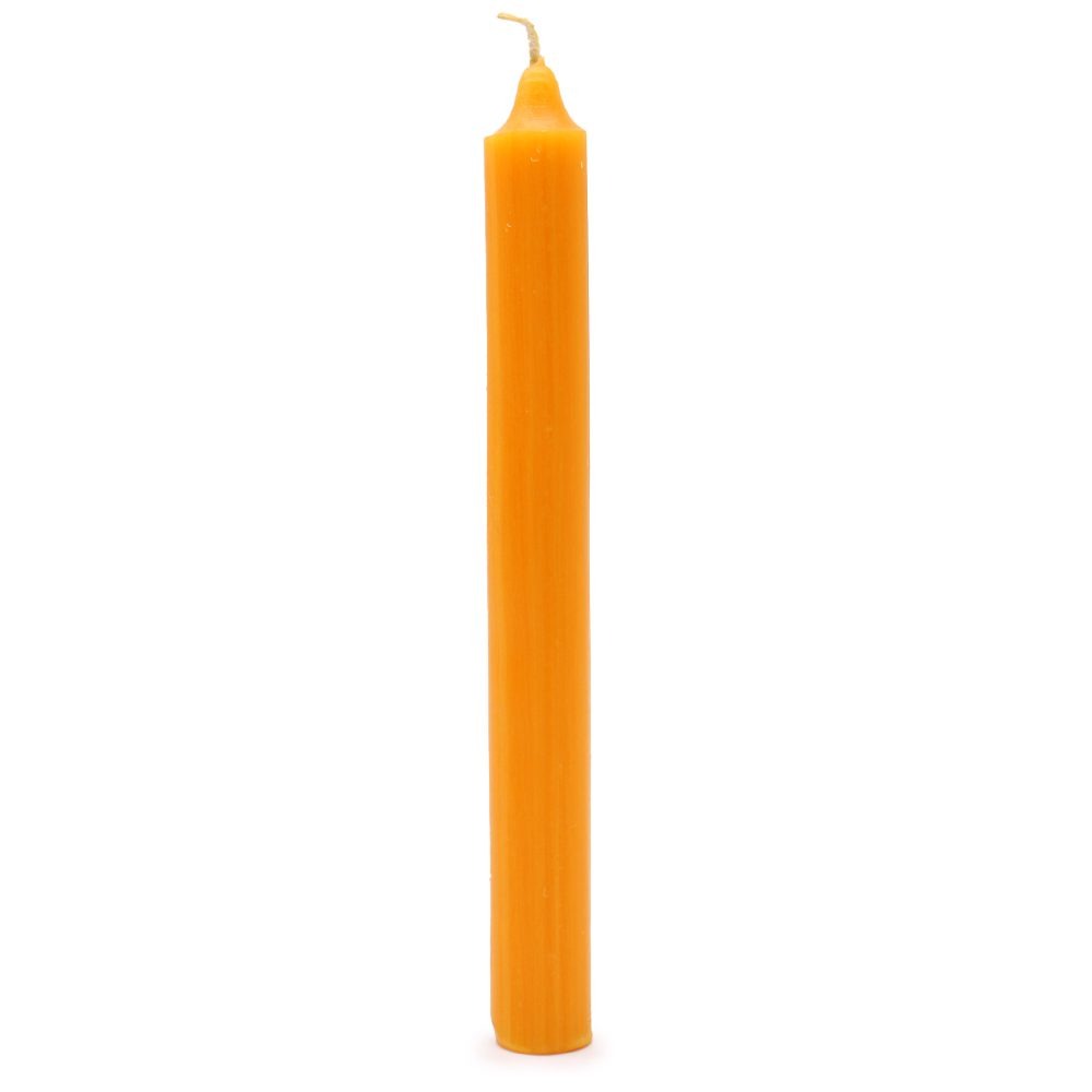 Rustic Mango Dinner Candles - Pack of 5