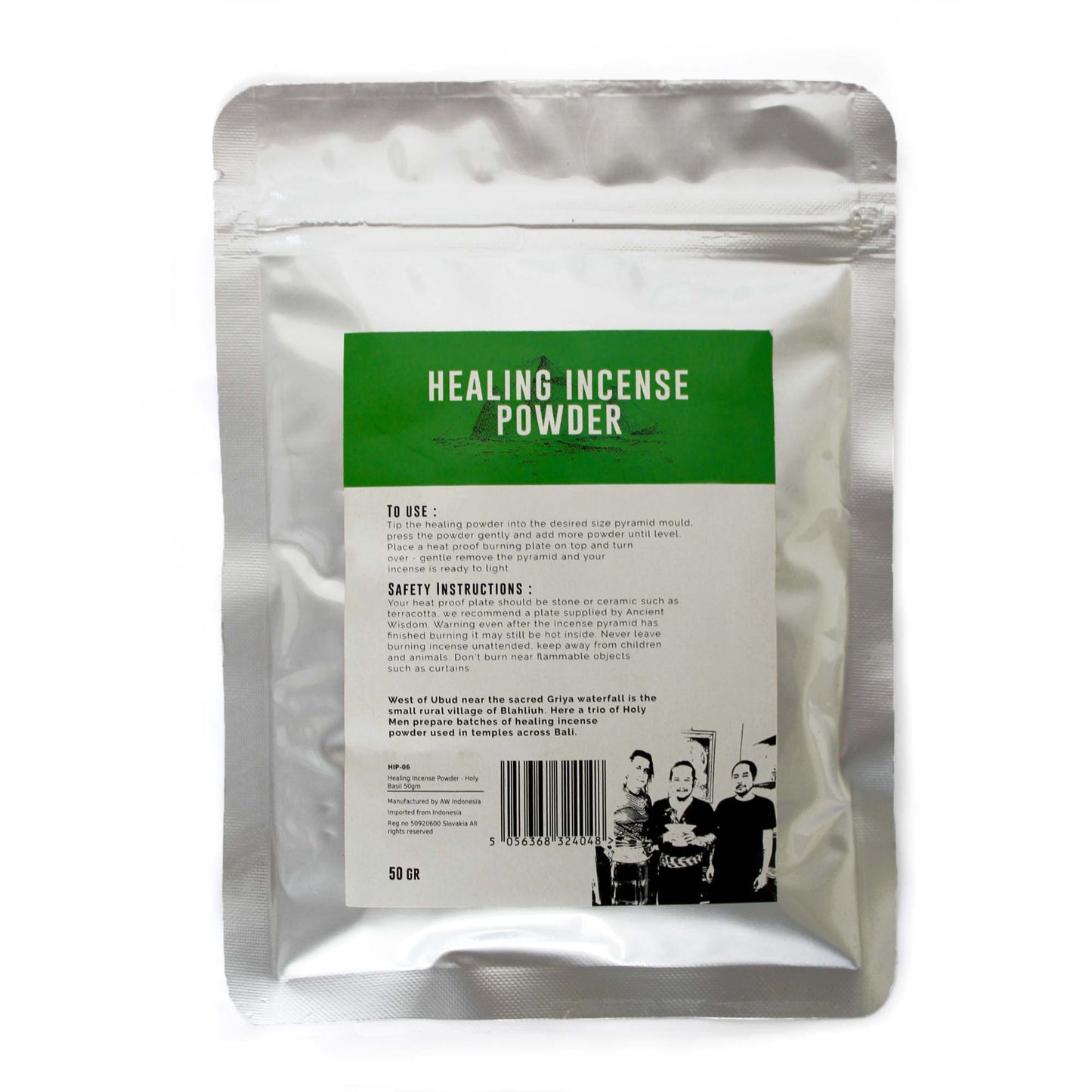 Healing Incense Powder Holy Basil 50gm
