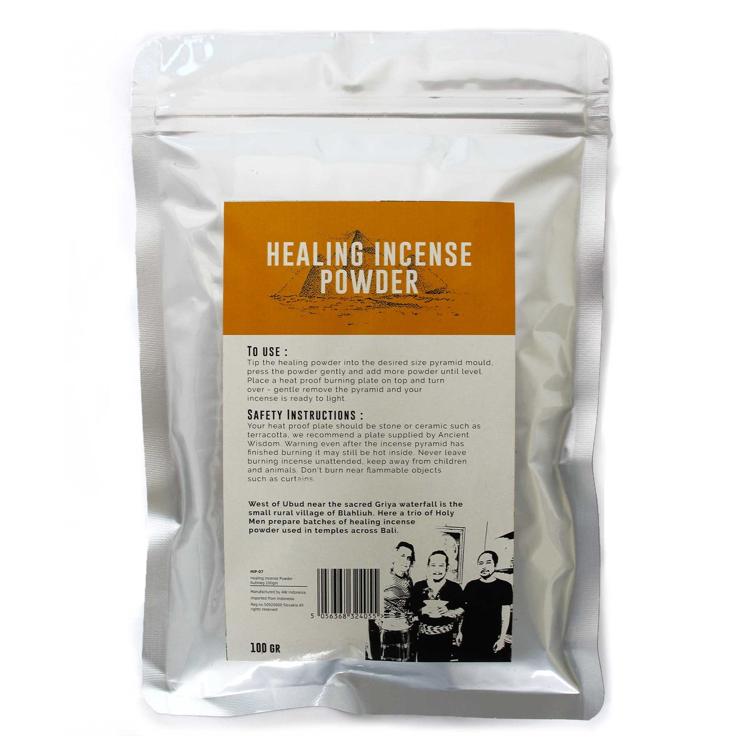 Healing Incense Powder Nutmeg 100gm