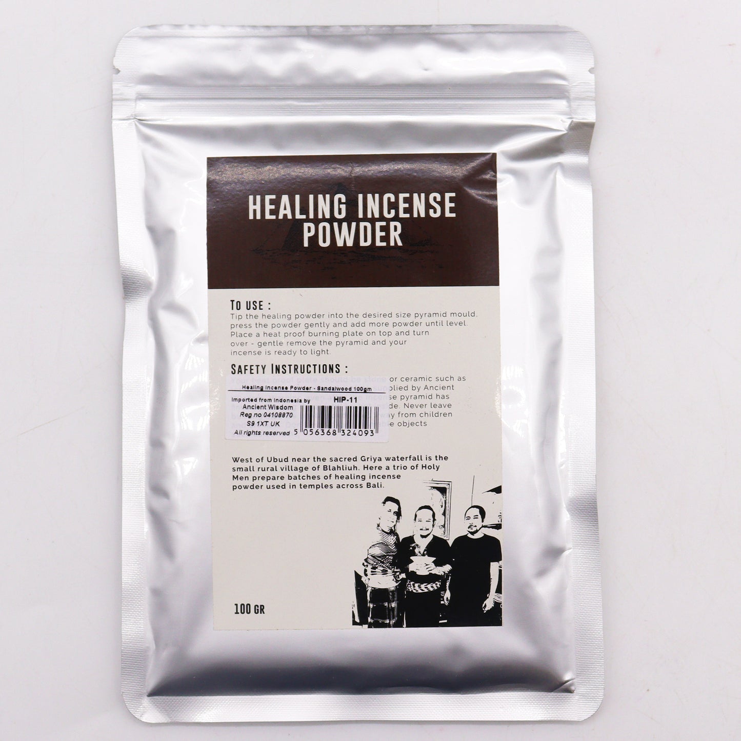 Healing Incense Powder Sandalwood 100gm