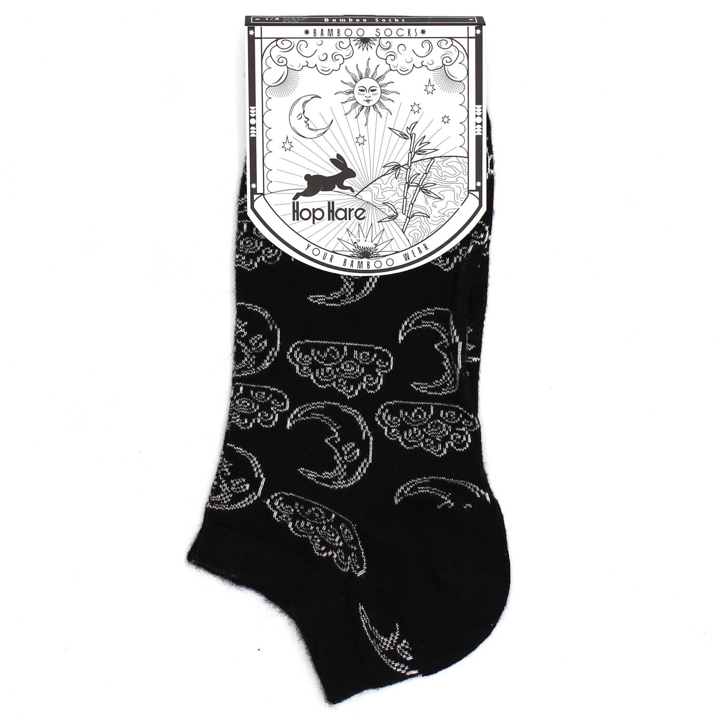 S/M Hop Hare Bamboo Socks 0 (3.5- 6.5) - Day and Night
