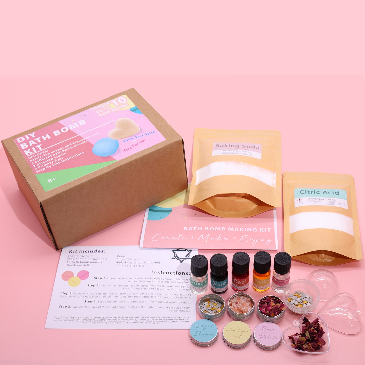 Bath Bomb Kit - Alloy and Satin