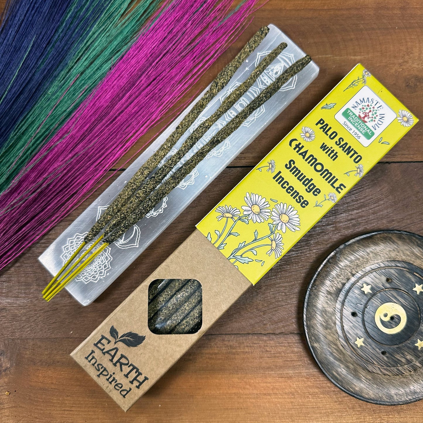 Earth Inspired Smudge Incense Sticks - Chamomile