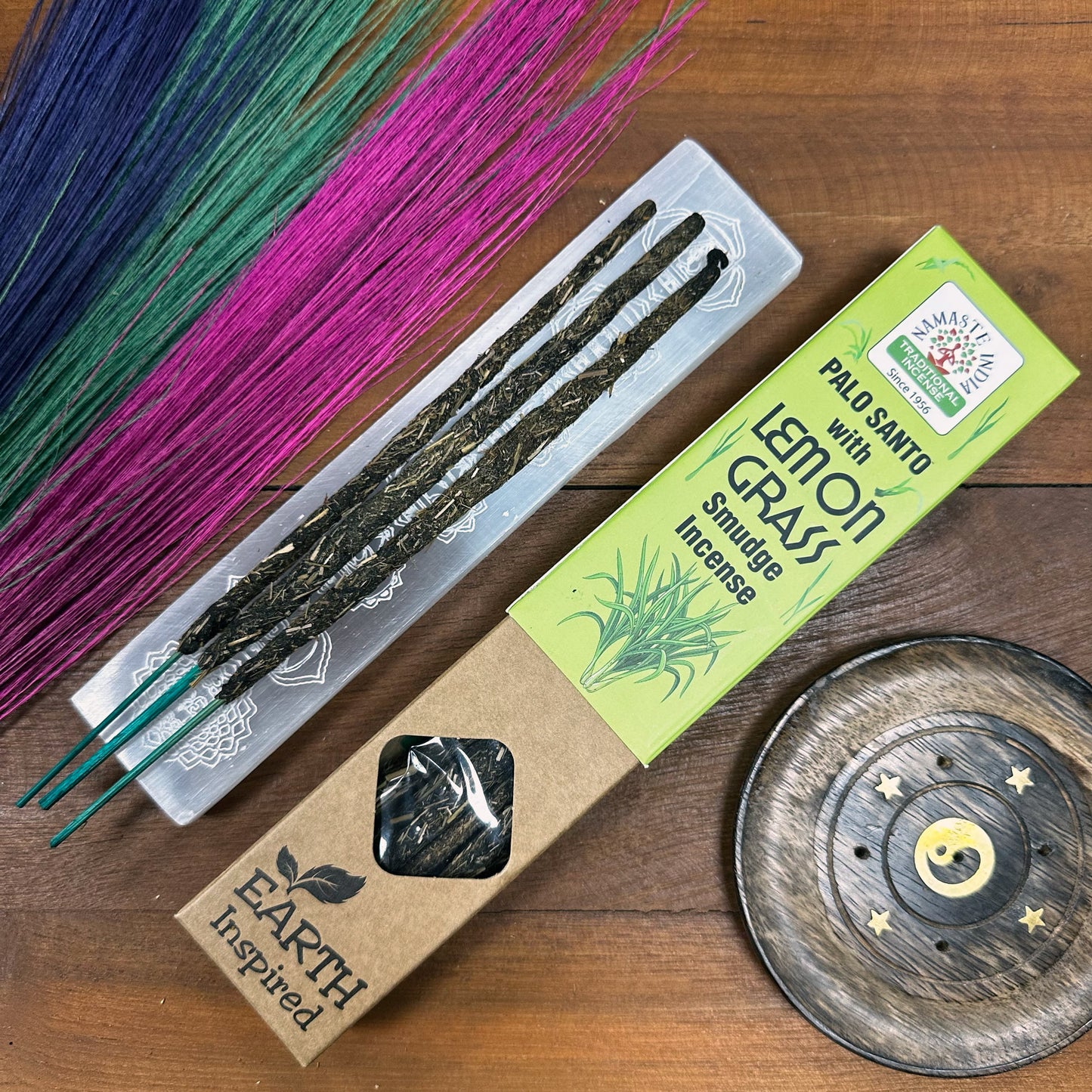 Earth Inspired Smudge Incense Sticks - Lemon Grass