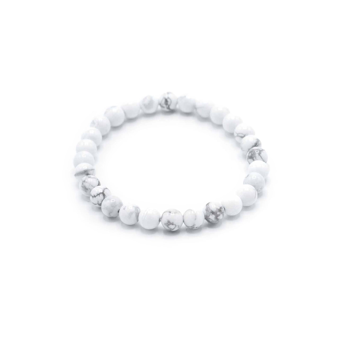 Gemstone Manifestation Bracelet White Jasper - Peace