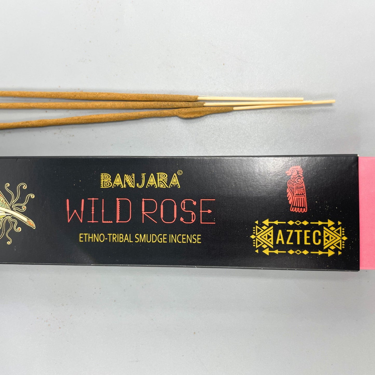 Banjara Tribal Smudge Incense Sticks - Wild Rose