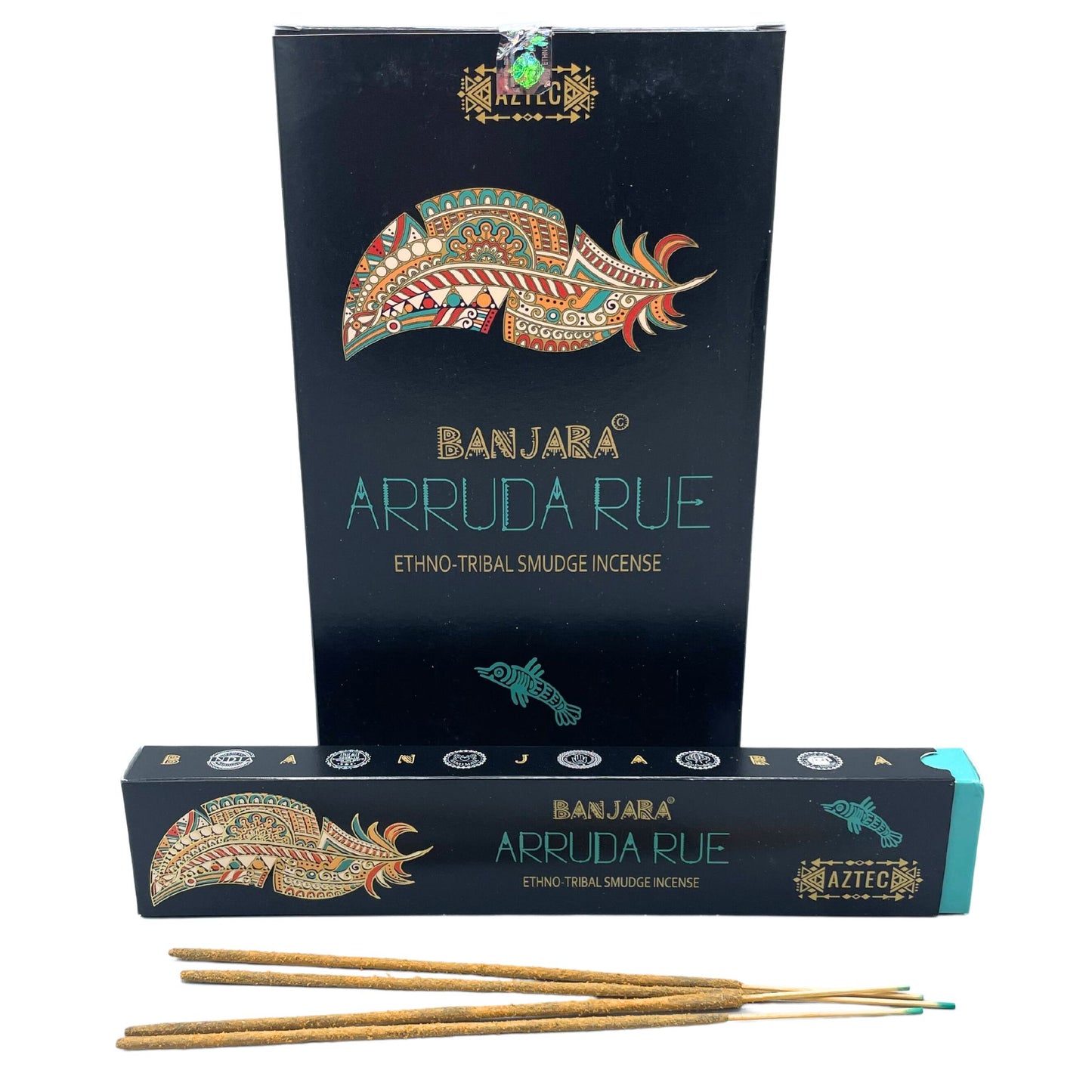 Banjara Tribal Smudge Incense Sticks - White Arruda Rue