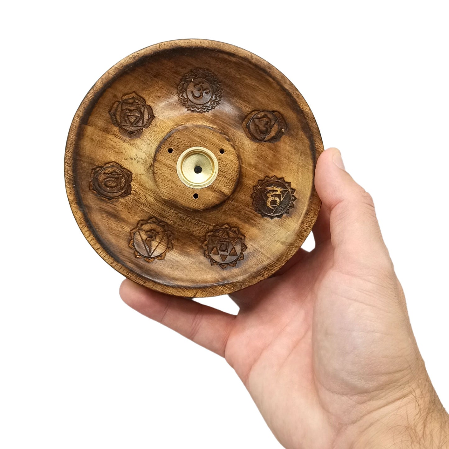 Incense Stick and Cone Burner Disc - 7 Chakra
