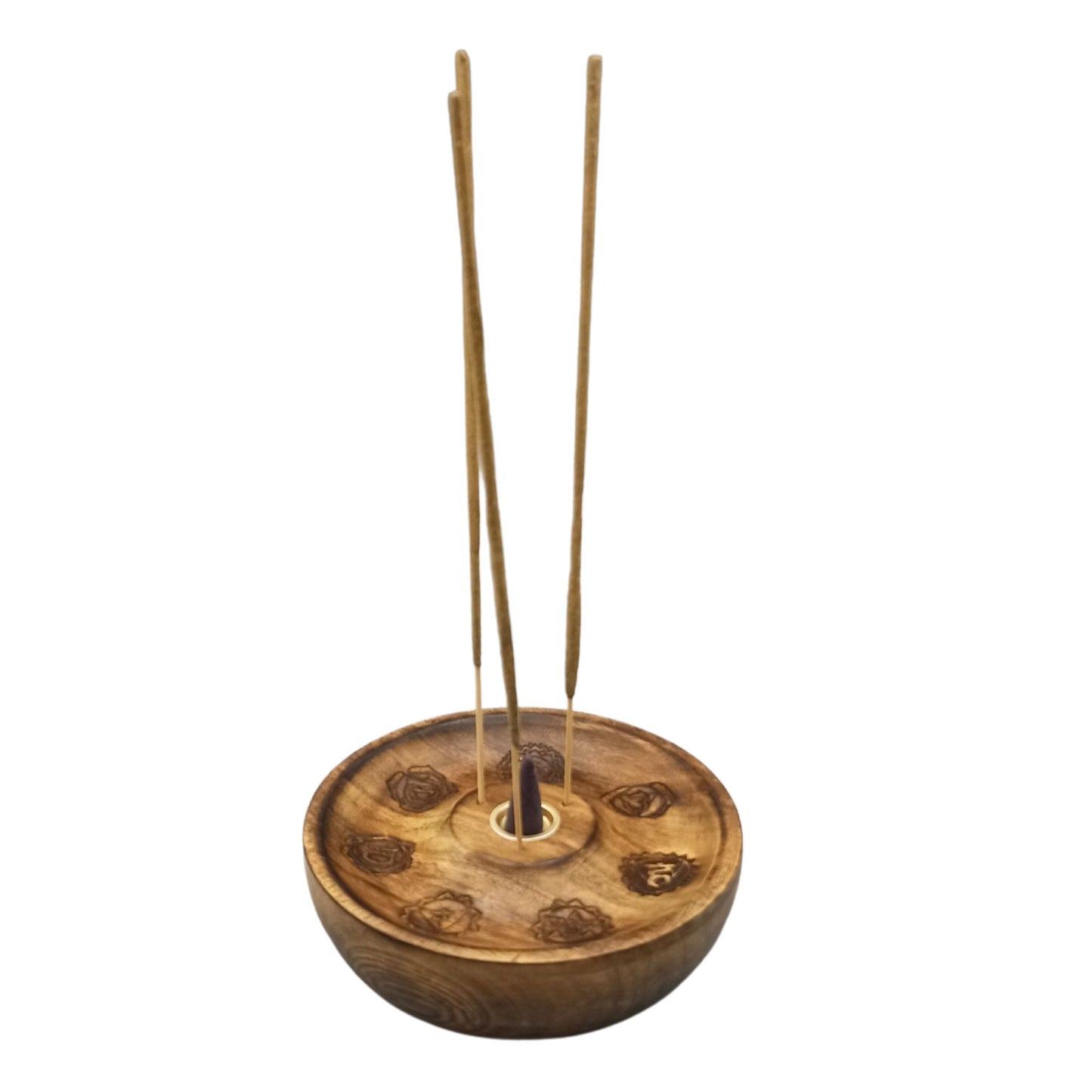 Incense Stick and Cone Burner Disc - 7 Chakra
