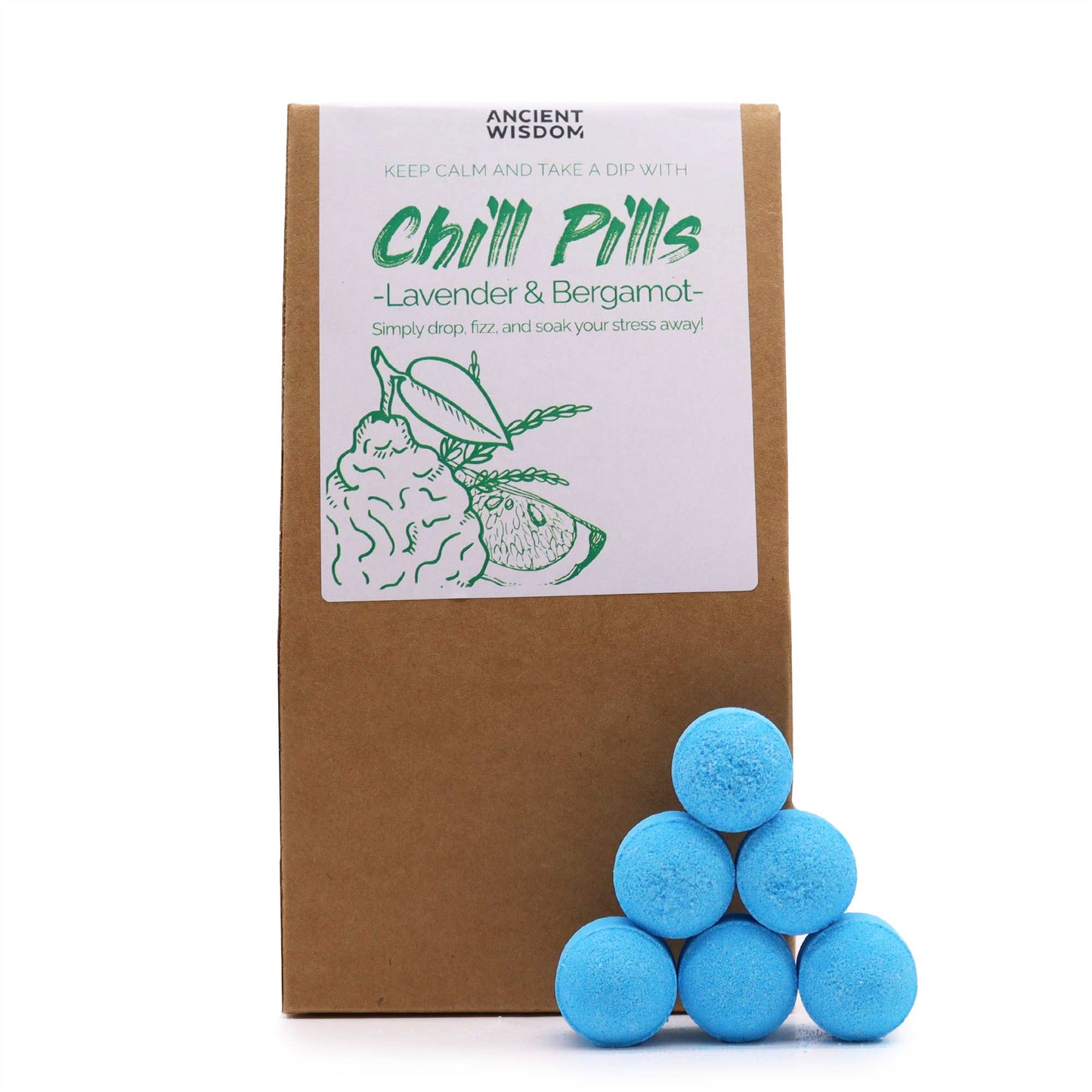 Chill Pills Gift Pack 350g - Lavender and Bergamot