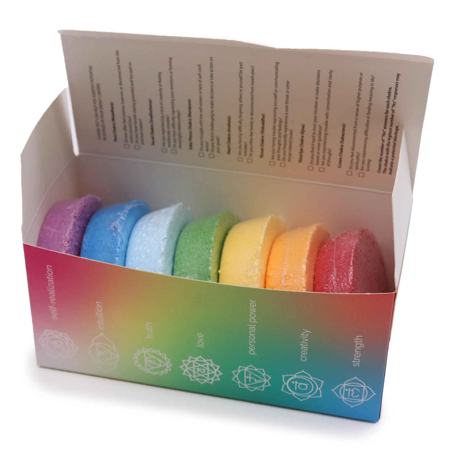 Chakra Bath Fizz - Large Box - Chakra Harmony and Inner Glow