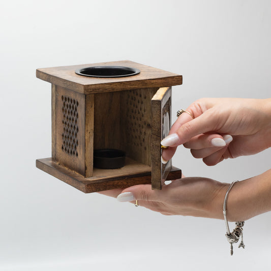 Large Mango Box Oil Burner - Elephant