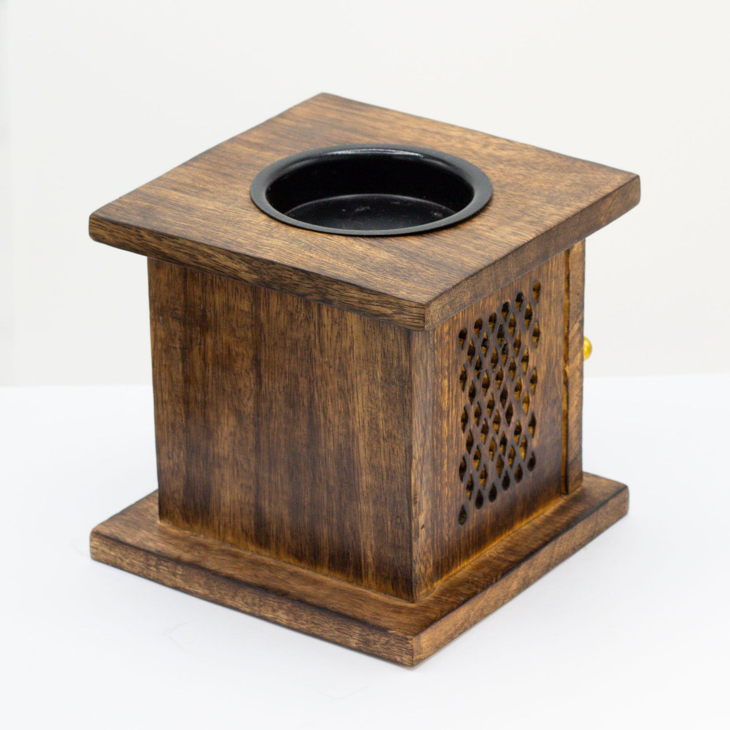 Large Mango Box Oil Burner - Tree of life