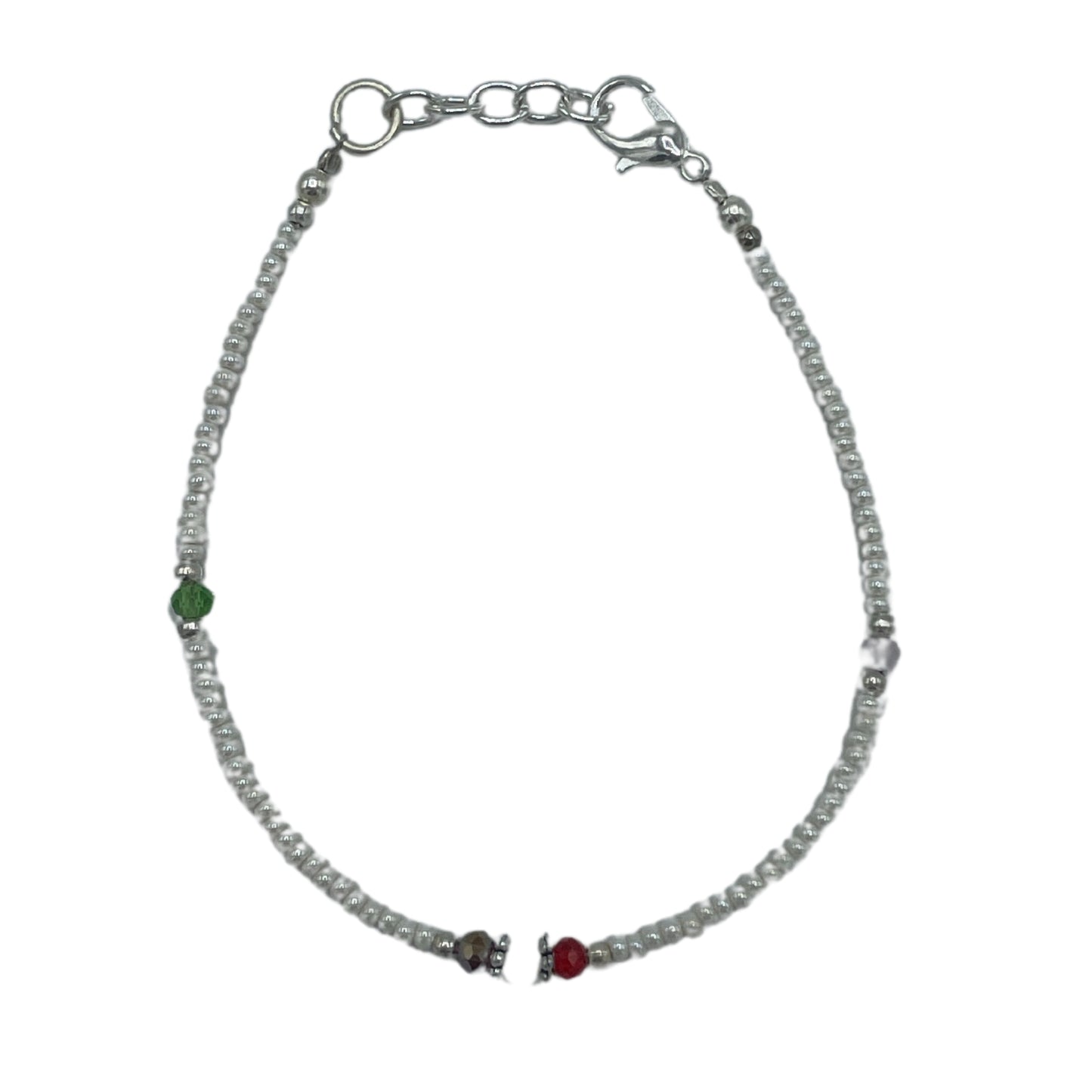 Pearl and Cut Beads Nepalese Extra Fine Gem Bracelet