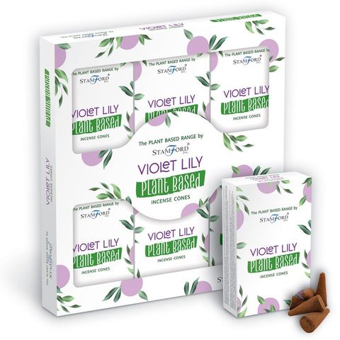 Stamford Plant Based Incense Cones - Violet Lilly