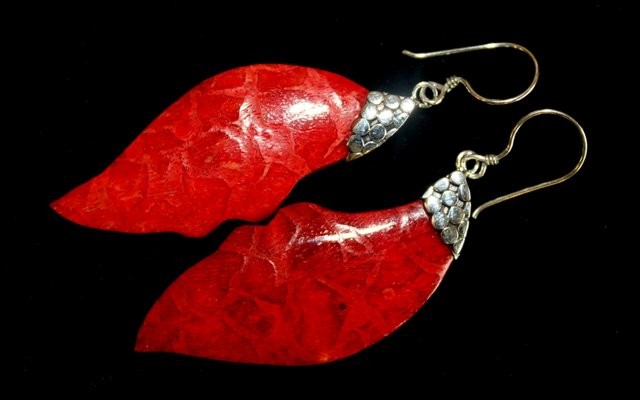925 Silver Earrings - Leaf Drop