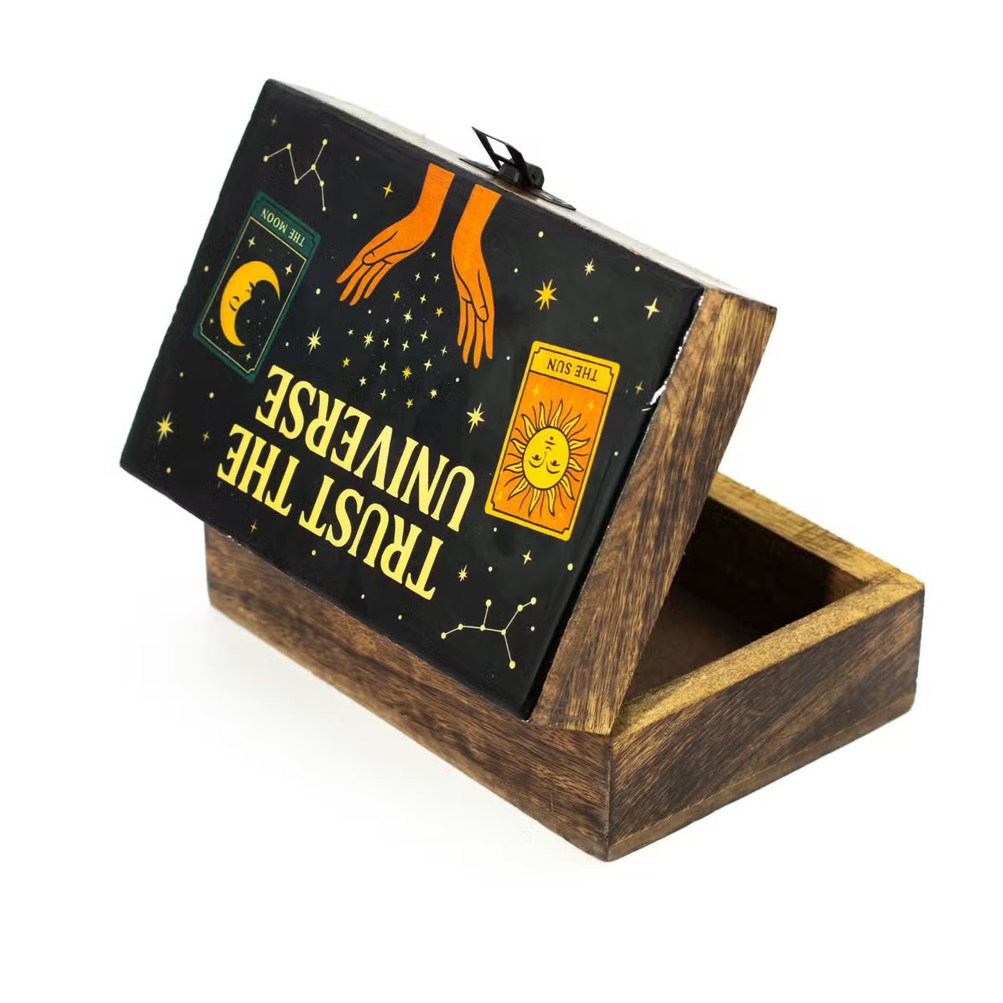 Medium Enamelled Box - Trust the Universe