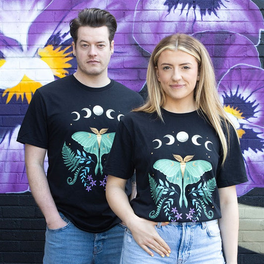 Luna Moth Unisex T-shirt Size L