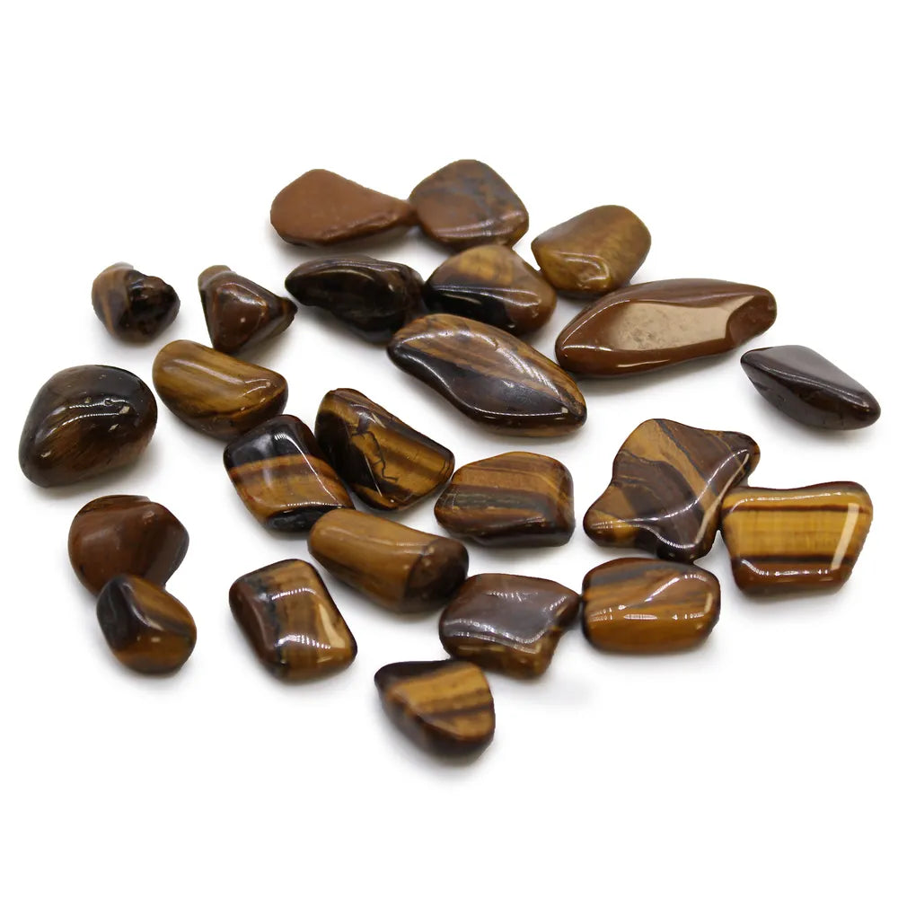 Tigers Eye Small Tumblestone 24 Pack