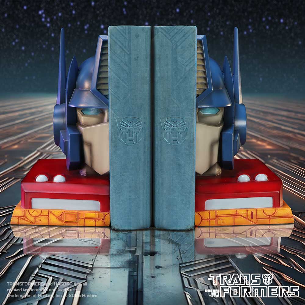 Transformers Optimus Prime Bookends polyresin bookend set