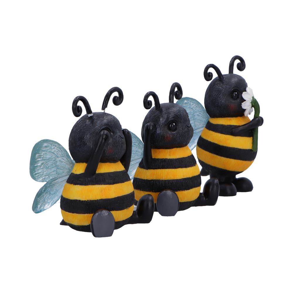 Three Wise Bees Figurines