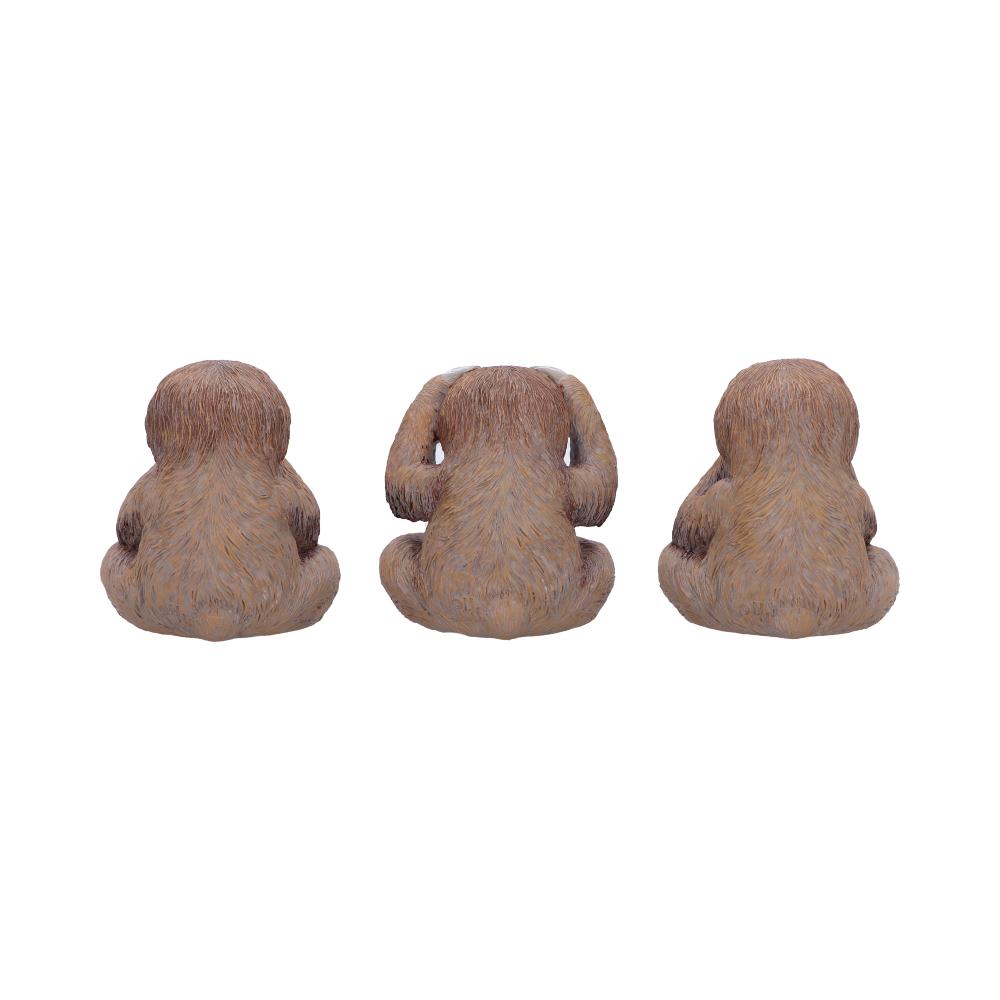 Three Wise Sloths Figurines