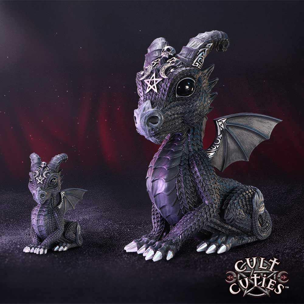 Lucifly Occult Dragon Cult Cutie Large resin dragon figurine