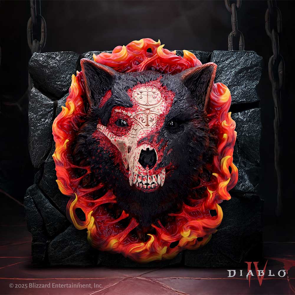 Diablo IV Mephisto Wall Plaque gaming-inspired wall art