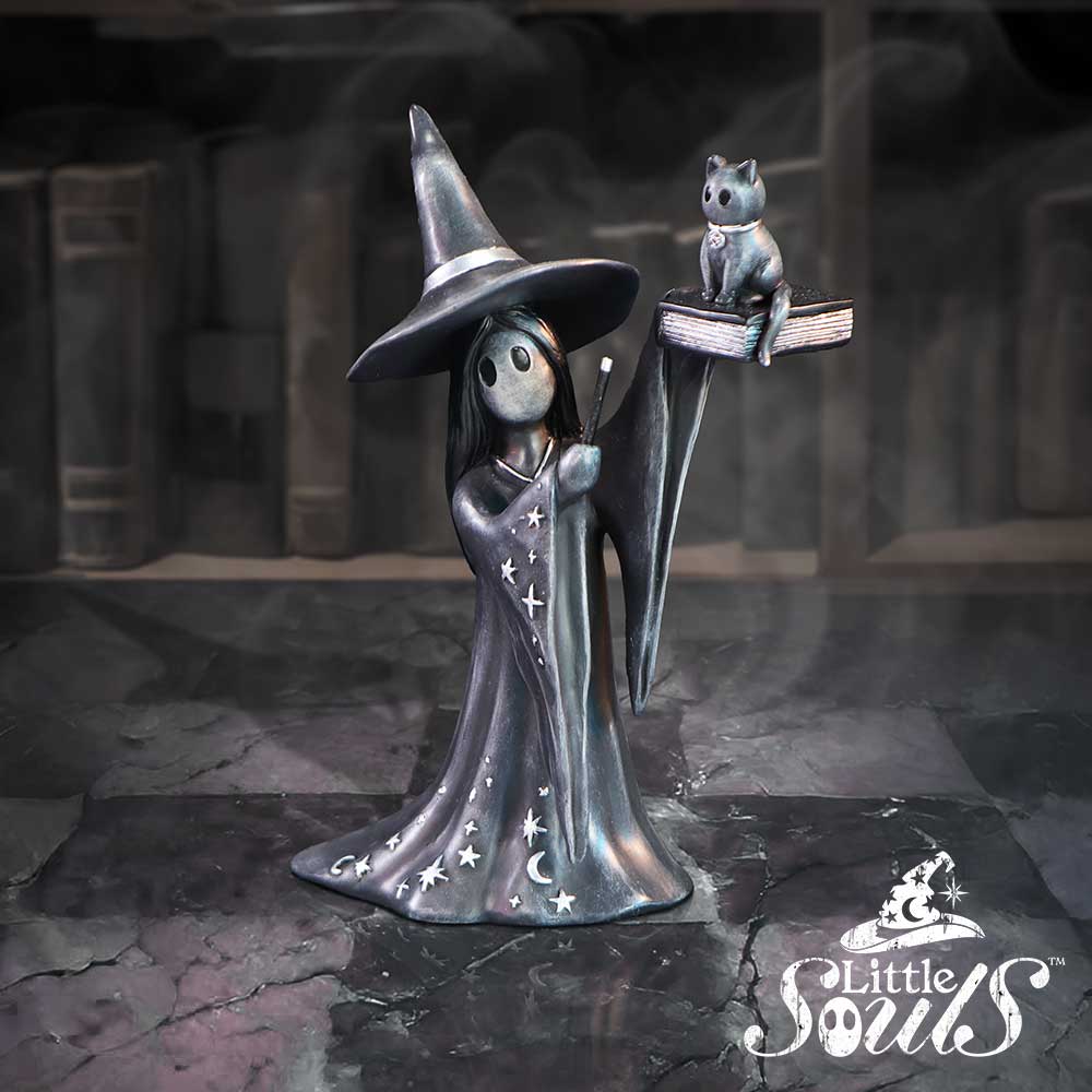Little Souls Shimmer Witch Figurine hand-painted polyresin witch statue