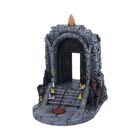 Dark Souls III Fog Gate burner with stone arch, steps and a backflow cone above