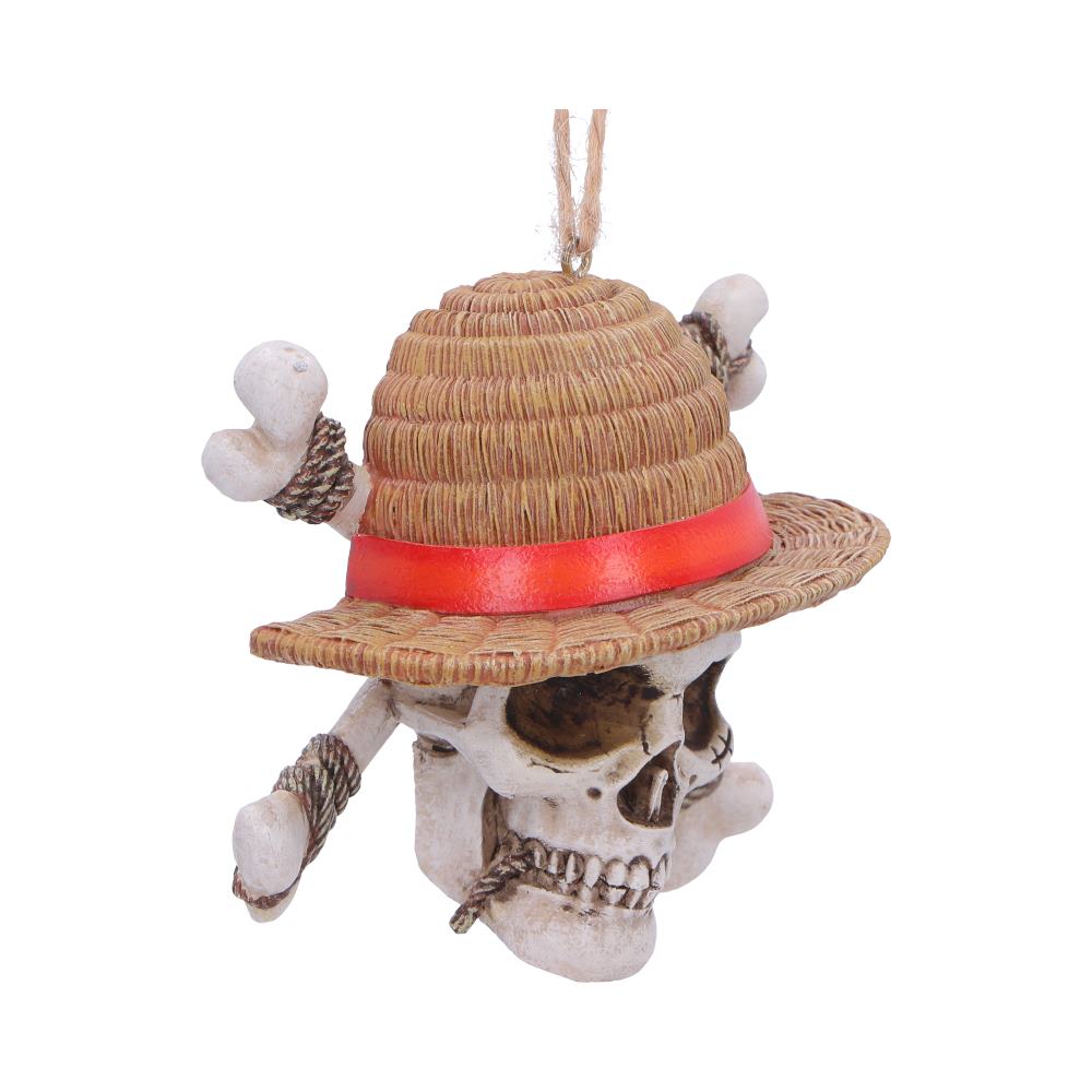 Opposite front angle of the Luffy skull-and-crossbones ornament