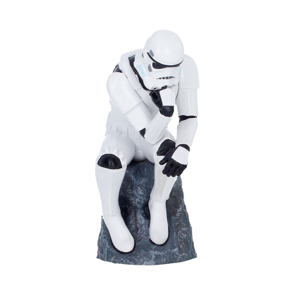 Stormtrooper The Overthinker Figurine - Opposite front with lowered arm and bent knee