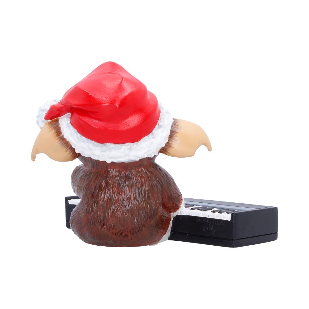 Gremlins Gizmo Jingle Keyboard Figurine - Rear showing red hat and brown fur