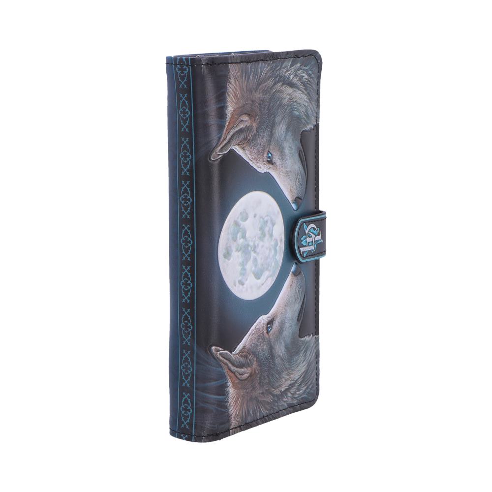 Lisa Parker Lunar Gaze Embossed Purse - Opposite angle of purse and ornamental curls