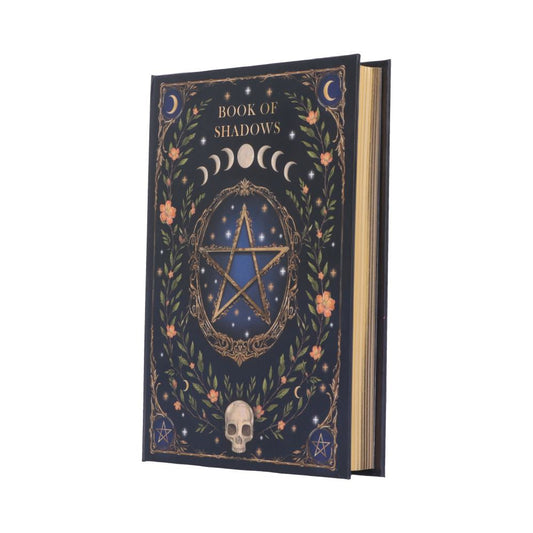 Book of Shadows Journal - angled view of moon phases and page edge