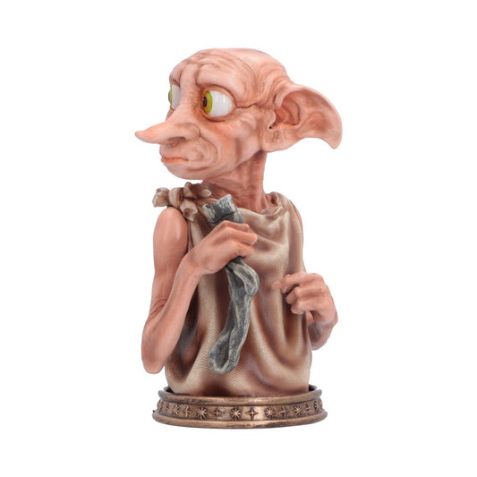 Harry Potter Dobby Bust Small - Dobby holding a sock above round base