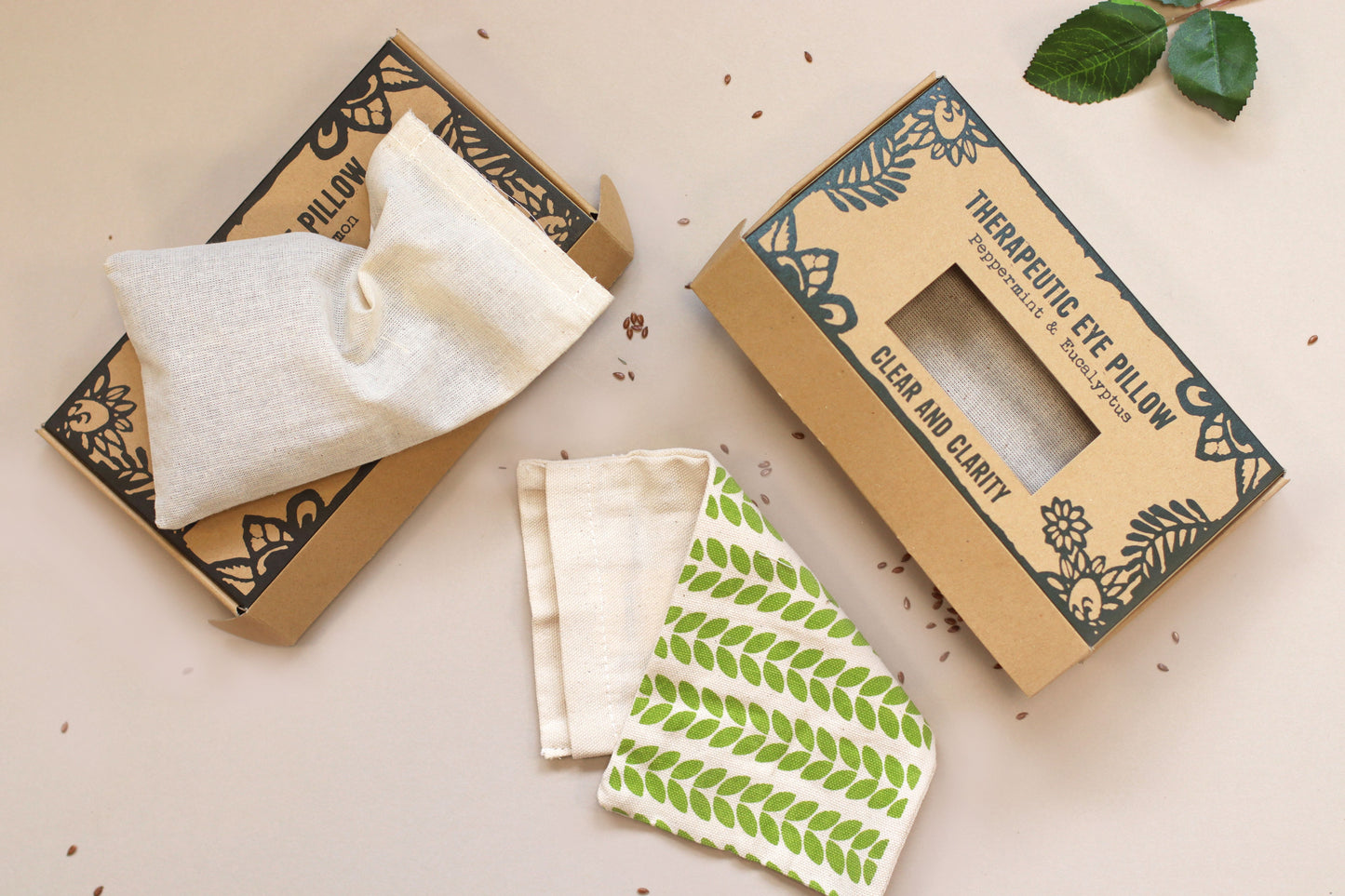 Agnes + Cat Eye Pillow - Clear & Clarity