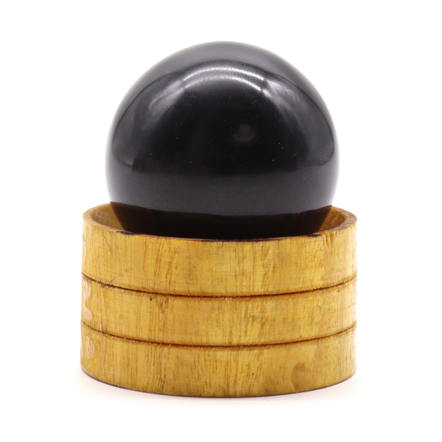 Tourmaline sphere 40mm crystal ball with stand dark gemstone polished