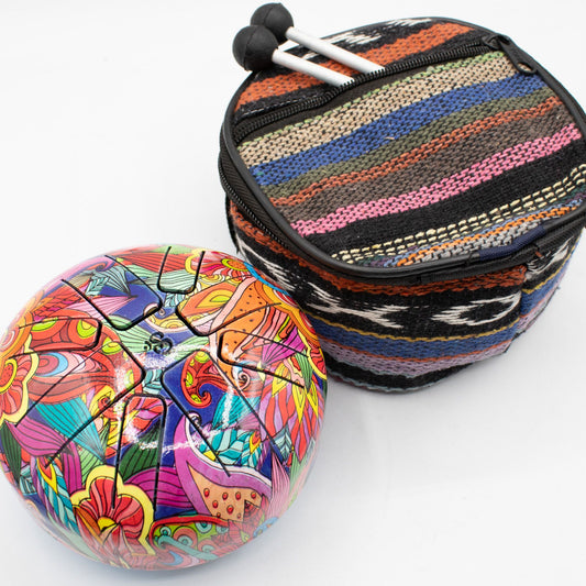 Small Hapi Drum Psychedelic- 13x9cm