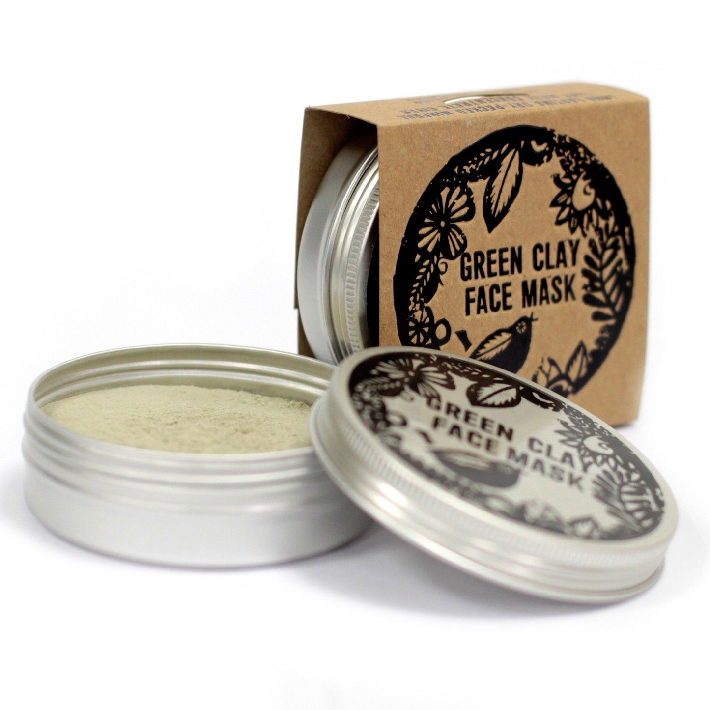 Agnes and Cat green clay face mask 80g oily skin cleansing treatment