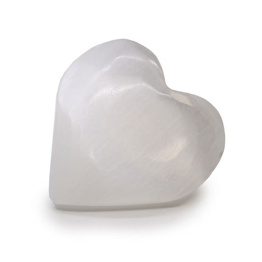Selenite Heart -Medium