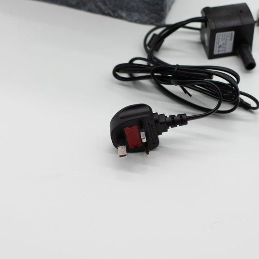 Grand Colour-Changing Crystal Ball in Rock Tabletop Water Feature