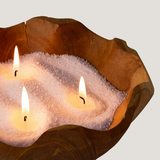 Fragranced Candle Sand - Latte Beige - Pure Serenity