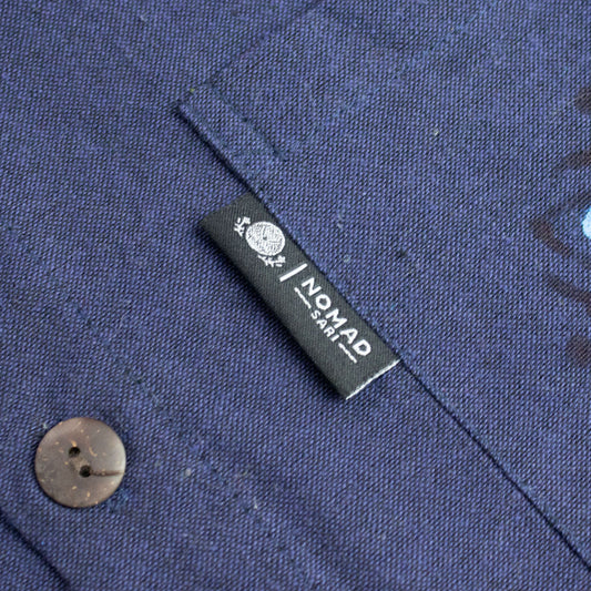 Nomad Sari Kathmandu Shirt - Indigo - XL
