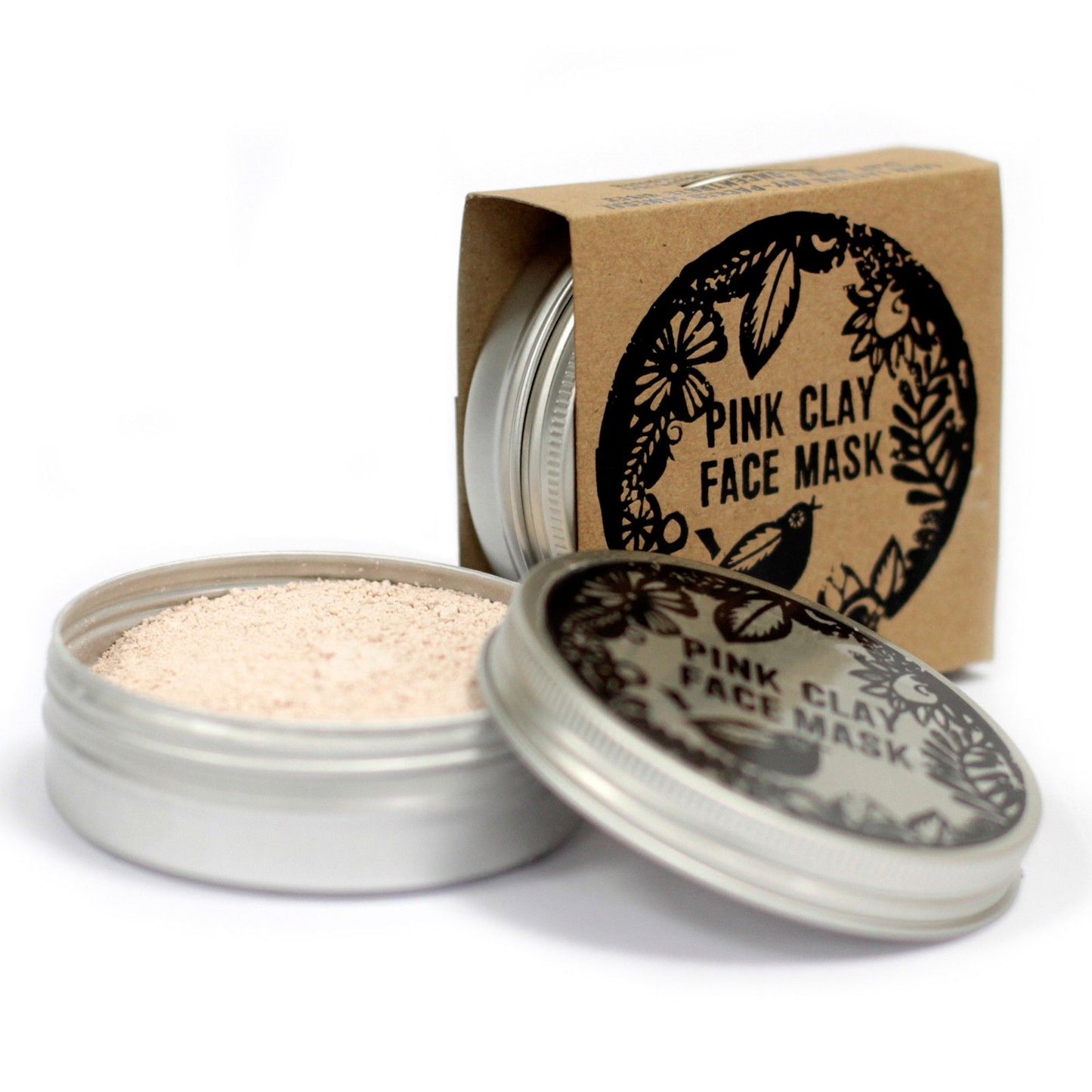 Agnes and Cat pink clay face mask 80g gentle balancing skincare