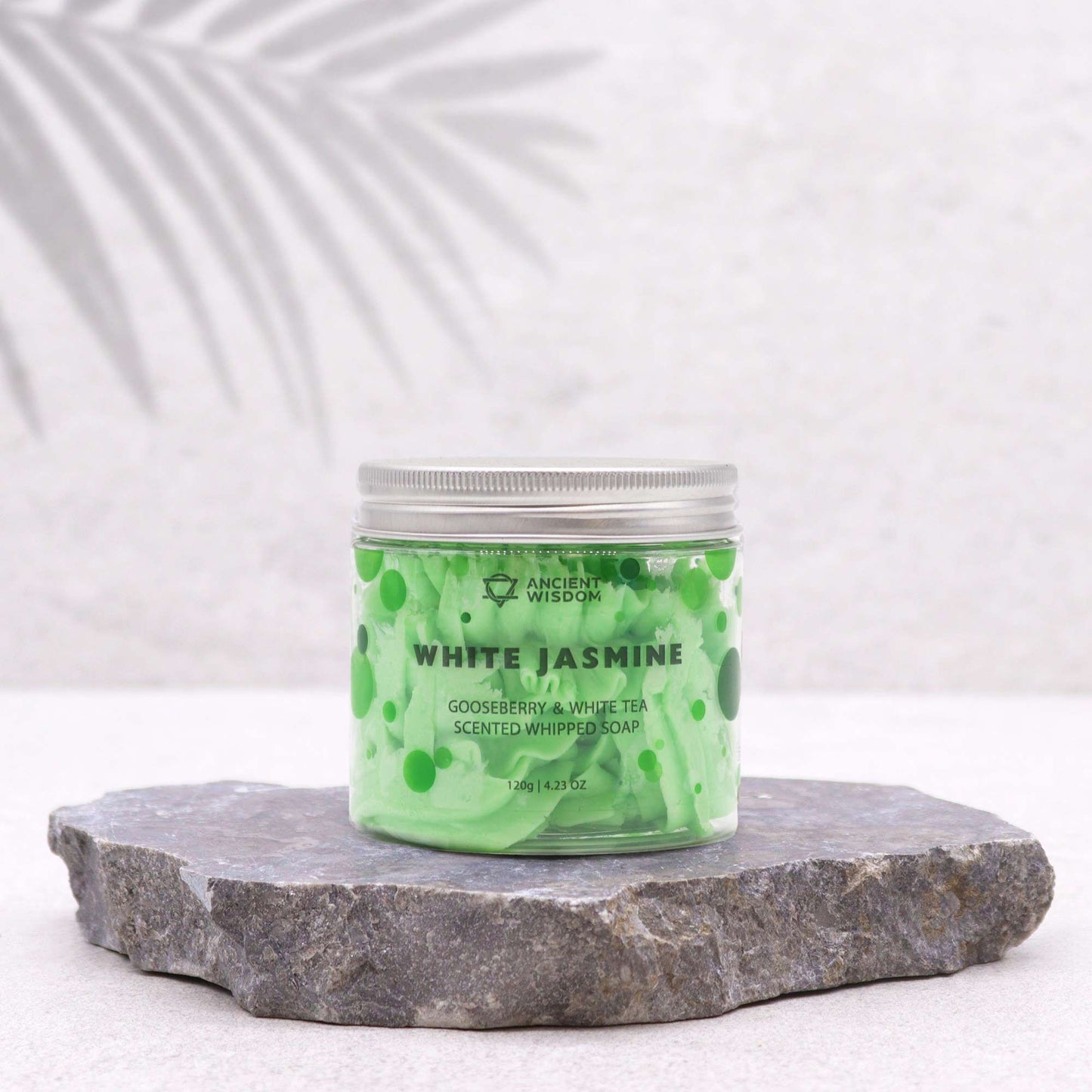 Gooseberry & White Tea Whipped Soap 120g fresh fruity tea whipped body soap