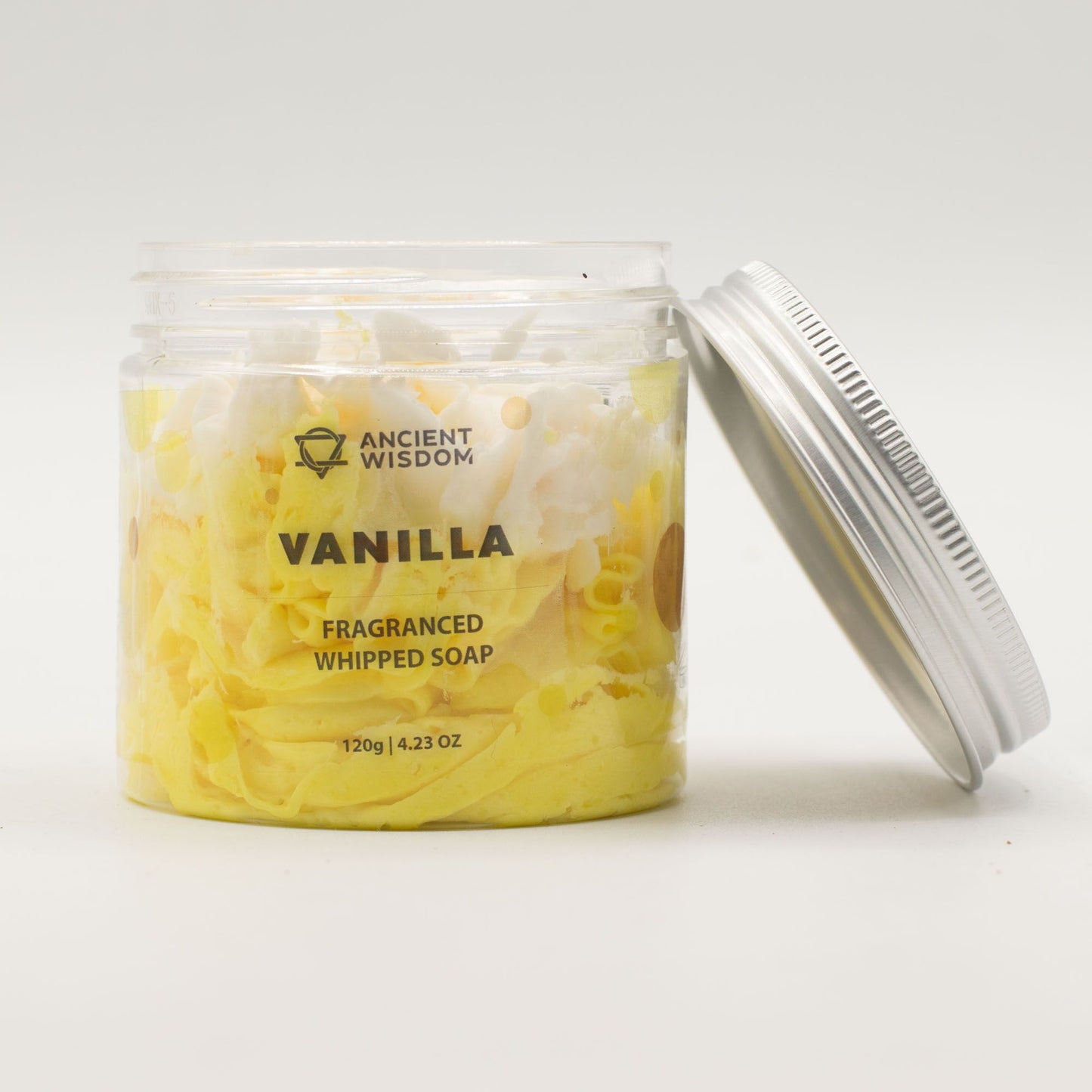 Vanilla Whipped Soap 120g creamy vanilla whipped body cleanser