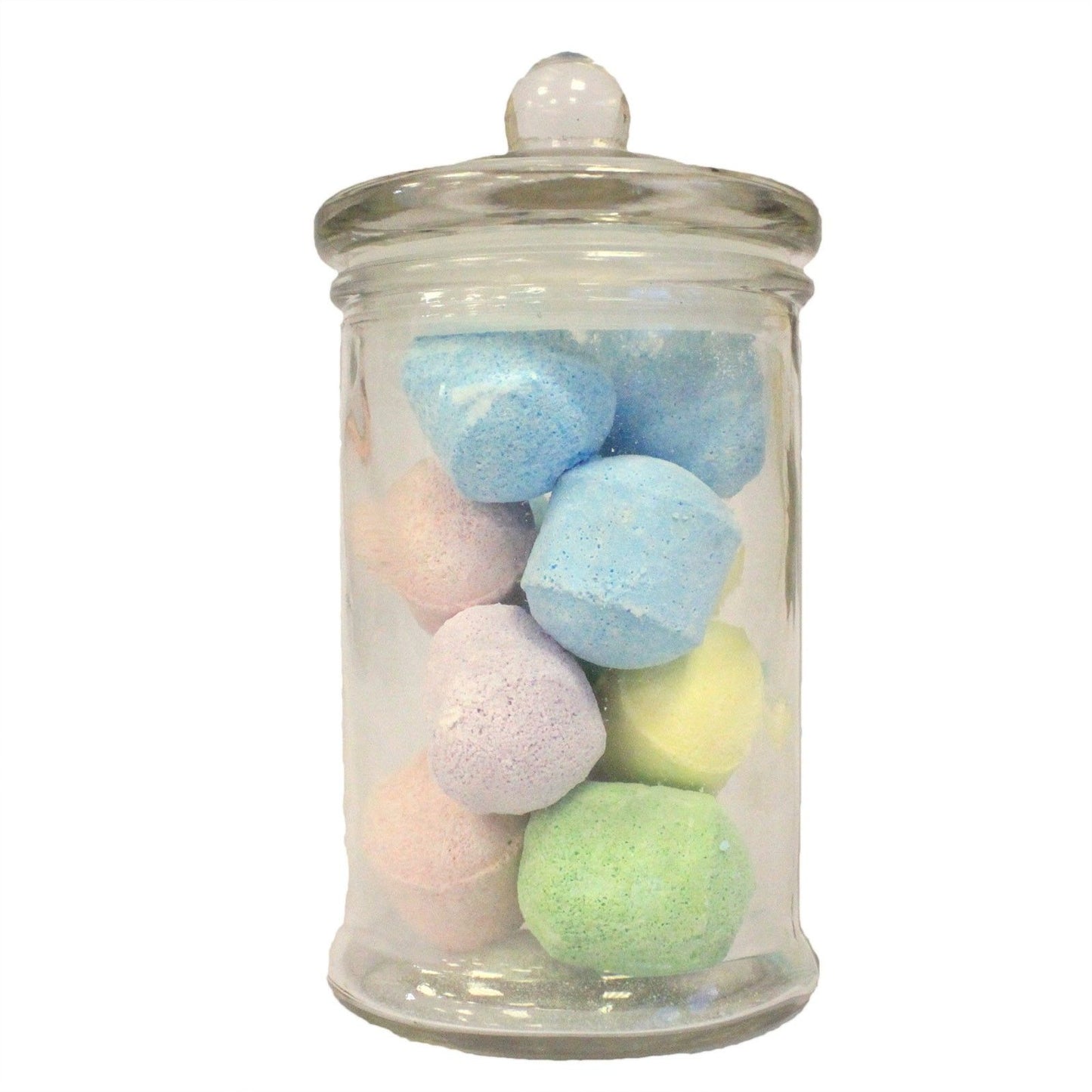 Small Classic Clear Storage Jar AW glass jar 9 × 6 cm for sweets, herbs and tea accessories