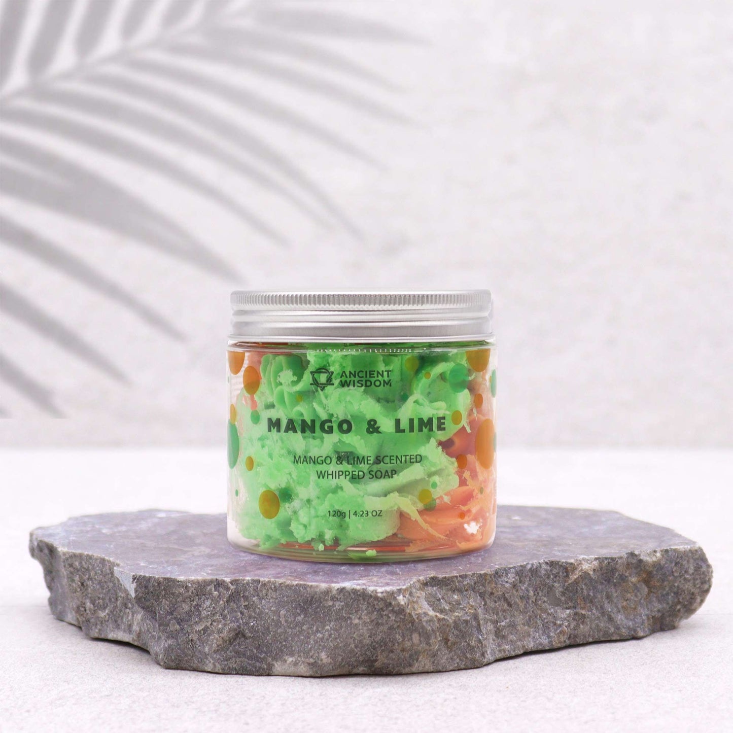 Mango & Lime Whipped Soap 120g fruity whipped body soap creamy texture