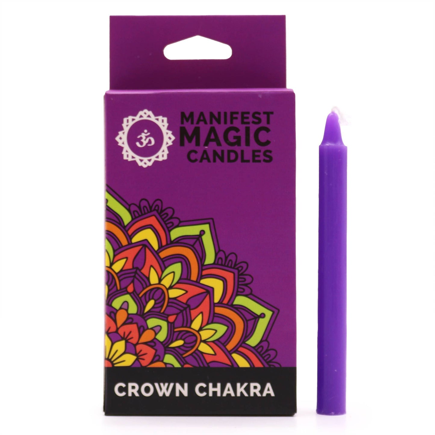 Manifest Magic Candles – Violet (Pack of 12) ritual spell candles with approx. 90 minute burn time